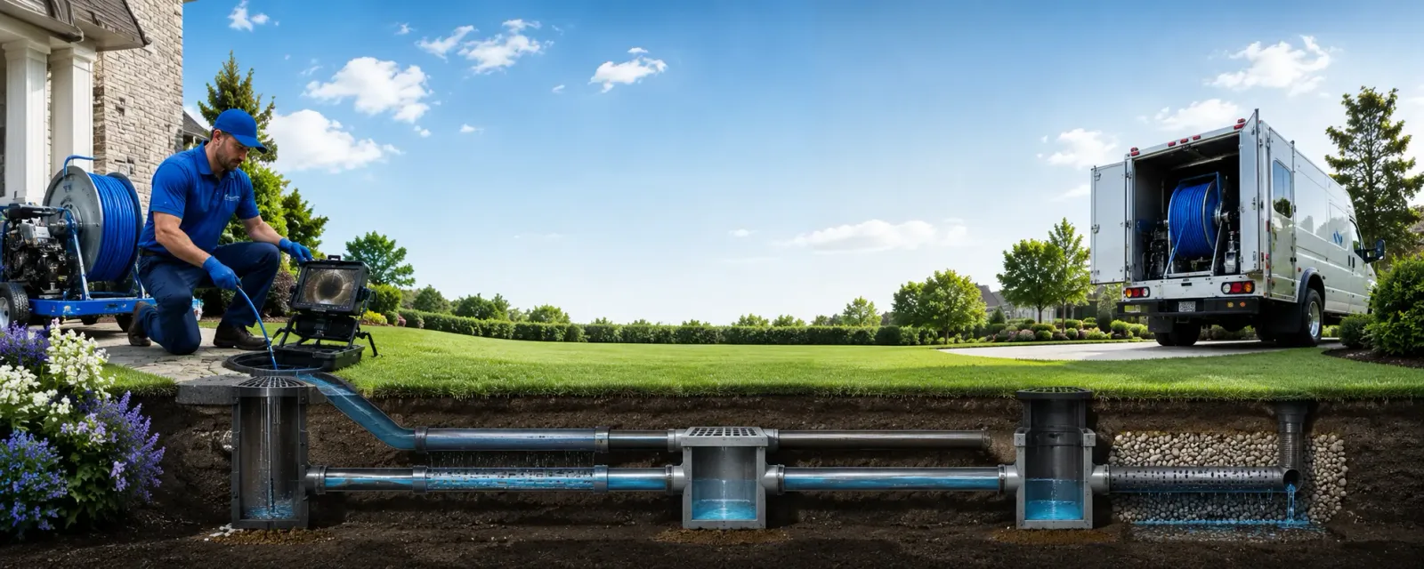 Outdoor drain cleaning information for Novi, MI