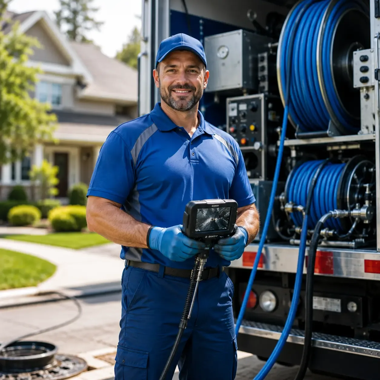 Local outdoor drain cleaning specialists in Novi, MI